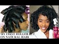 ROLLER SET ON NATURAL HAIR WITH MIELLE ORGANICS