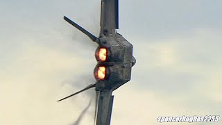 2022 F-22 Raptor Demo Chicago