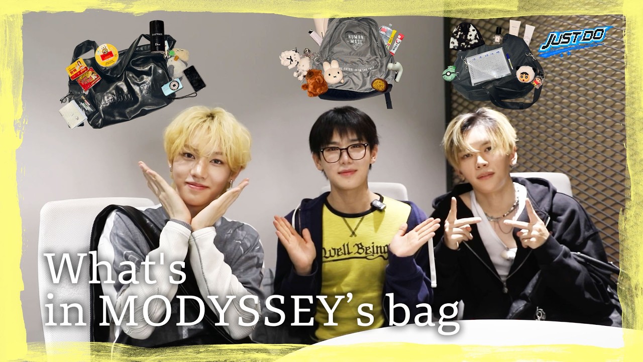 ⭐️모디세이 가방 최초 공개⭐️ | What’s in MODYSSEY’s Bag? - 판저이, 린린, 이첸 편 | JUST DO EP.2
