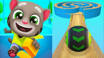 Going Balls Speedrun vs Talking Tom Gold Run - Android, ios Gameplay Level Ep-8