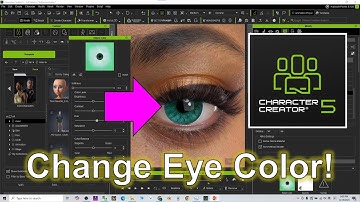 CC5 How to change Eye Color | Character Creator 5 Tutorial #cc5 #charactercreator5 #iclone #tutorial
