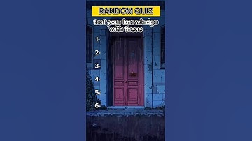 Random Quiz #quizoftheday #doyouknow #quizchallenge #quizquestions #generalknowledgequiz #quiz #yt