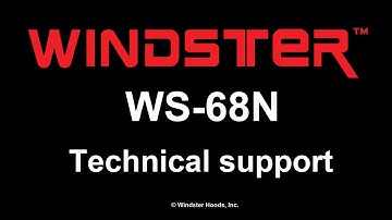 Windster Range Hood - WS-68N - How to replace control switch