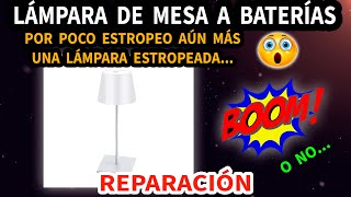 Lámpara de mesa con batería y led | Reparación by Reparando de todo 1,360 views 3 weeks ago 18 minutes