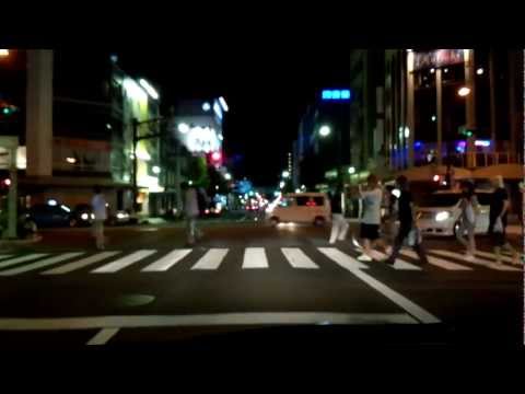 The Hamamatsu city area drive of night / August, 2012