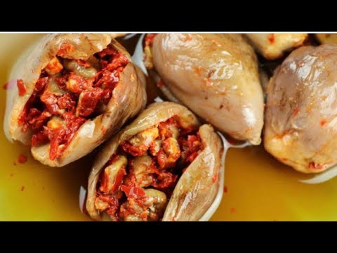 طريقه عمل مكدوس خطوة بخطوة