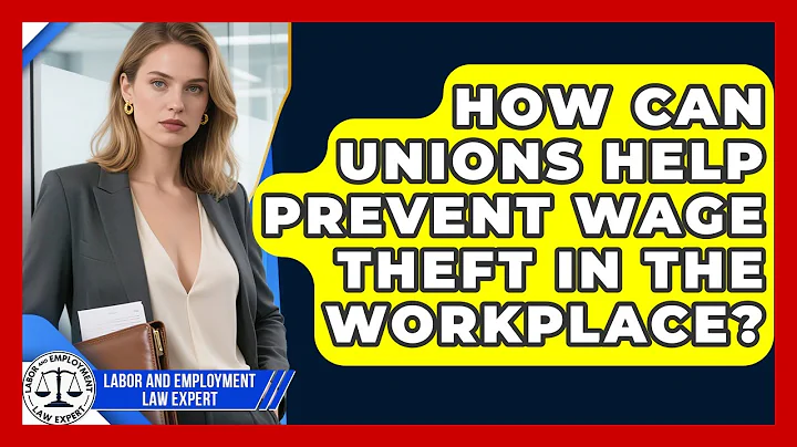 How Can Unions Help Prevent Wage Theft in the Workplace? | Labor and Employment Law Expert News