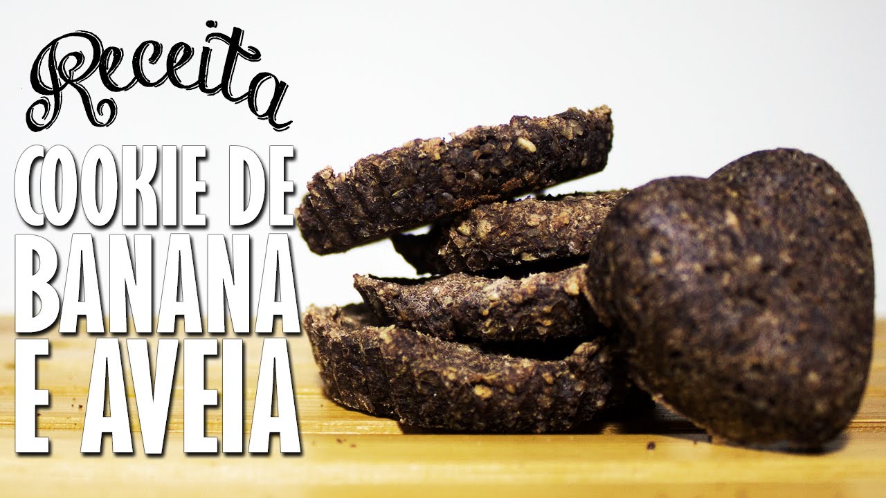 RECEITA: COOKIES DE BANANA, AVEIA E CACAU - JENNY DE MELO