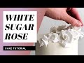 White Sugar Rose Tutorial // Sugar Flowers with Finespun Cakes