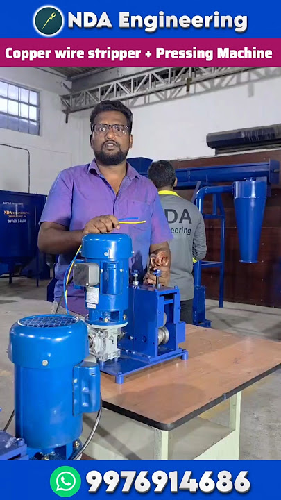 Copper Wire Stripping   Pressing Machine coimbatore 9976914686 #wirestrippingmachine