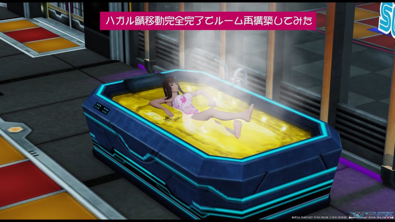 PSO2ルームグッズを全部ハガル鯖に持ってこれたのでルーム再構築