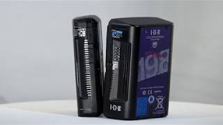 IDX DUO-C98 and C198 V-Lock Camera Batteries