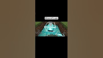 Minecraft Logic #minecraft #minecraftshorts #minecraftmemes #funnyvideo #gameplay #shortvideo #short