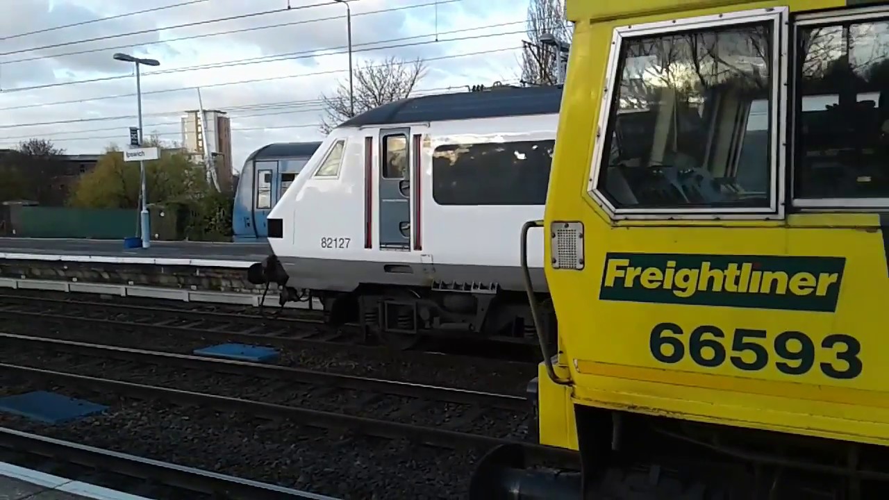 Поезда в: Ипсвич, GEML, 28/11/16