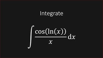 Integrate cos(ln(x))/x dx