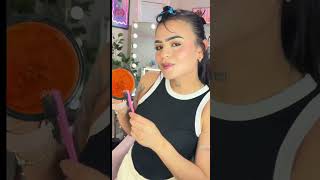 Nuevo Tutorial de peinado con cabello medio recogido fácil y lindo 😍 #short #shorts #sorenda