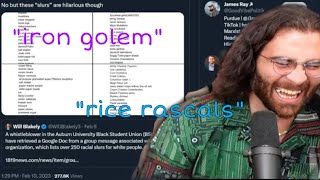 New 250 Word List of Anti-White Slurs Released | HasanAbi Reacts