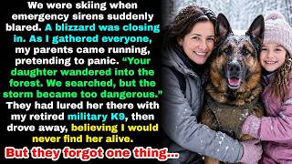 My Parents Left My Daughter to Die in a Blizzard—They Forgot My Retired Military K9 Was With Her