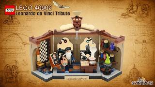 LEGO 40902 Leonardo da Vinci Tribute | 레오나르도 다빈치에 대한 찬사