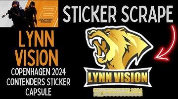 Lynn Vision Copenhagen 2024 Sticker Scrape #cs2 #cs2skins #cs2stickers