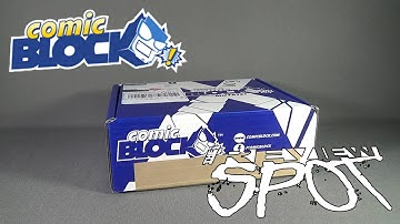 Subscription Spot - Comic Block April 2016 Subscription Box UNBOXING!