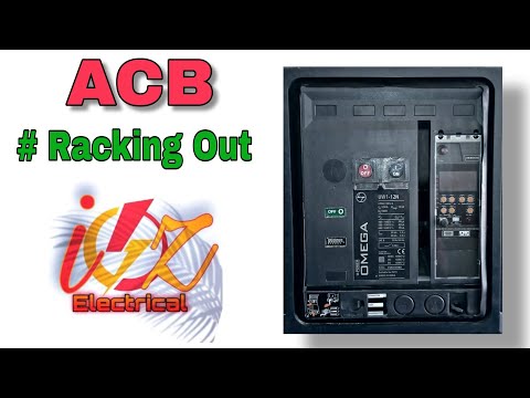 How to Rack Out A Circuit Breaker ( OMEGA ACB - Air Circuit Breaker ) in Hindi