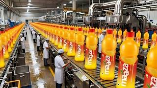 Inside The Maaza Juice Factory How Mango Juice Is Made In India Full Process