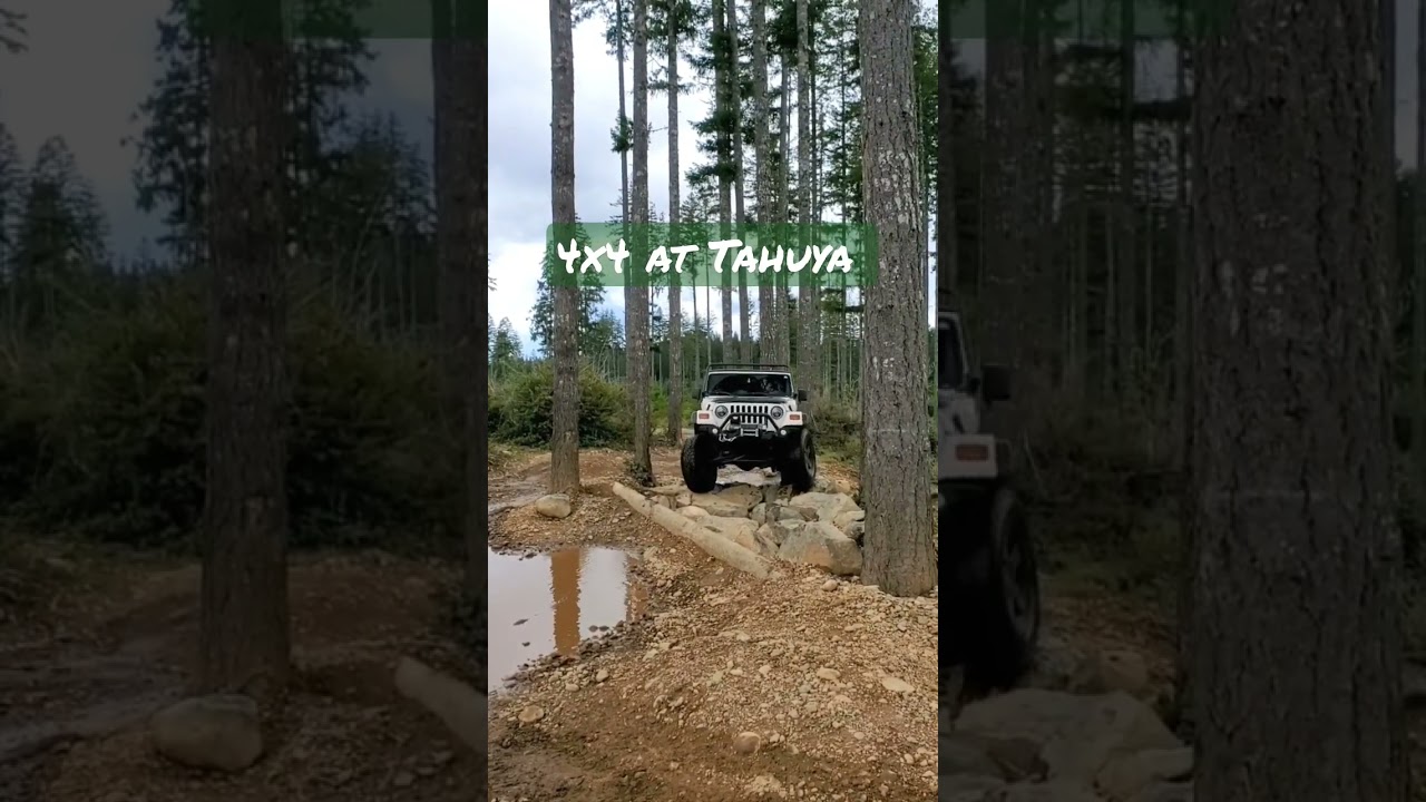 Jeep Wrangler 4x4 offroad at Tahuya Washington 