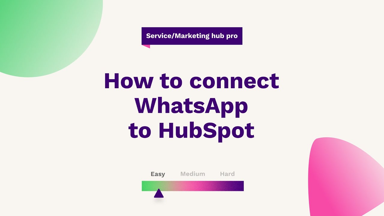 How to set up the HubSpot WhatsApp Integration