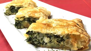 Spanakopita using Puff Pastry Dough