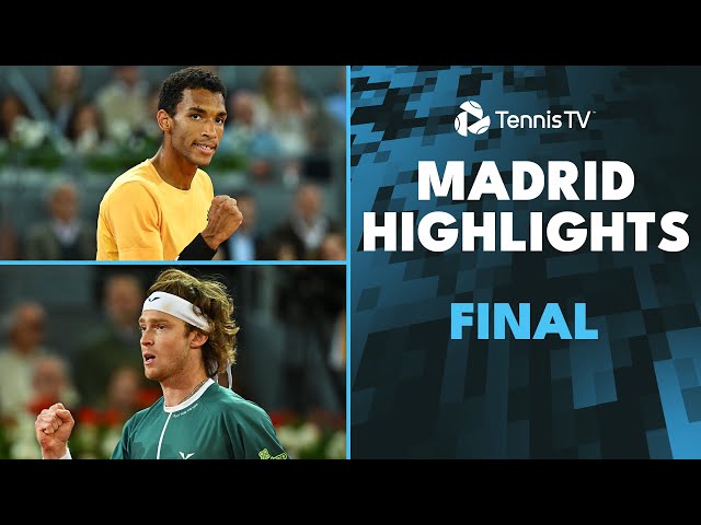 Andrey Rublev vs Felix Auger-Aliassime For The Title 🏆 | Madrid 2024 Highlights class=