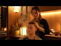 💆‍♂️(ASMR) VIP Private Room Head Spa in Tokyo, Japan — Japanese Relaxation Experience