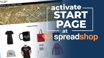 ✅ How to Add A Start Page to Your Spreadshop