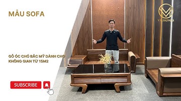 Mẫu Sofa Gỗ Óc Chó Bắc Mỹ Với Thiết Kế Độc Đáo Phù Hợp Với Không Gian Vừa Và Nhỏ | Nội Thất VM Homes