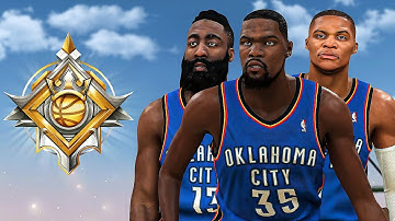 LEGEND KEVIN DURANT, RUSSELL WESTBROOK and JAMES HARDEN TOGETHER AGAIN in NBA 2K20