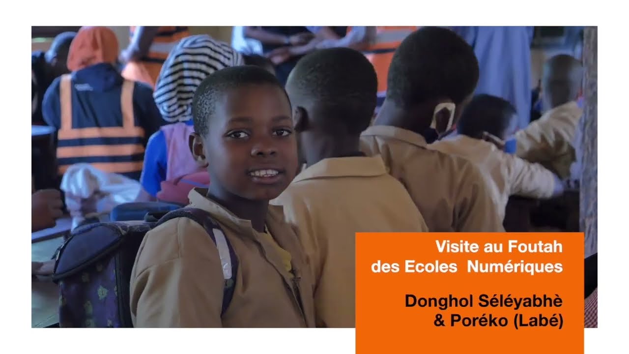 Les Écoles Numériques de la  Fondation Orange Guinée