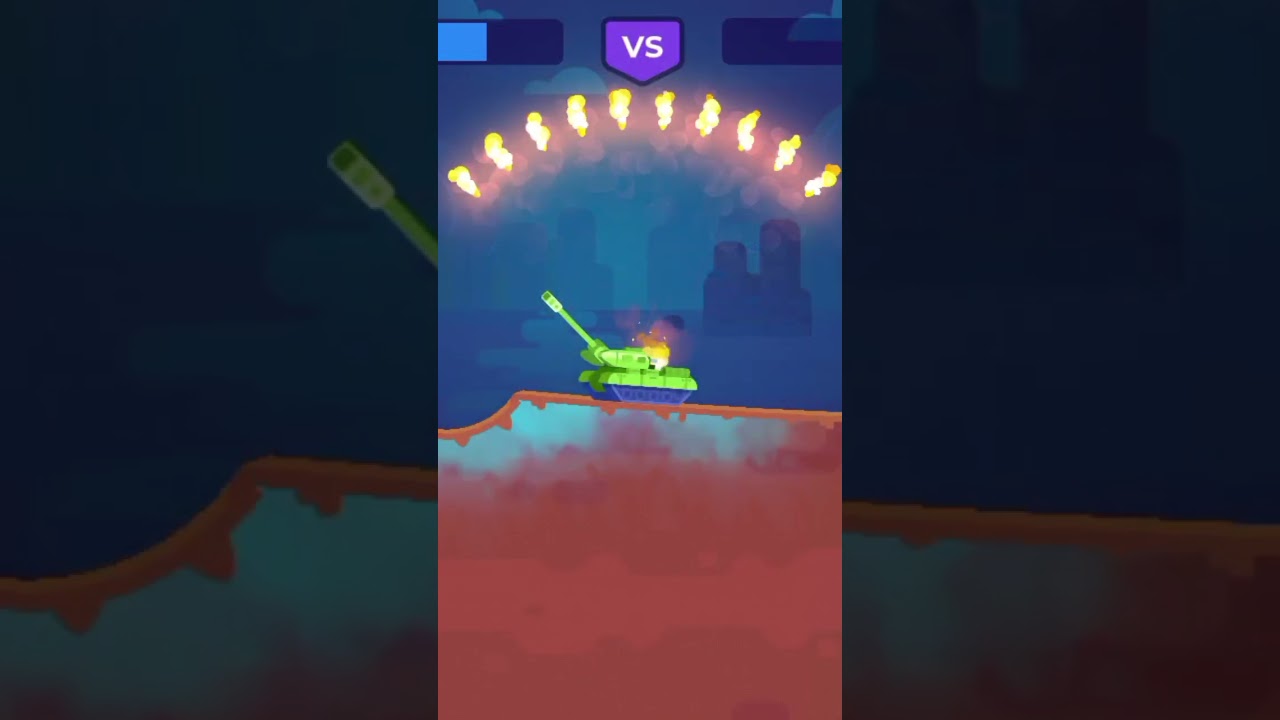 defeating the second boss in  tank stars 