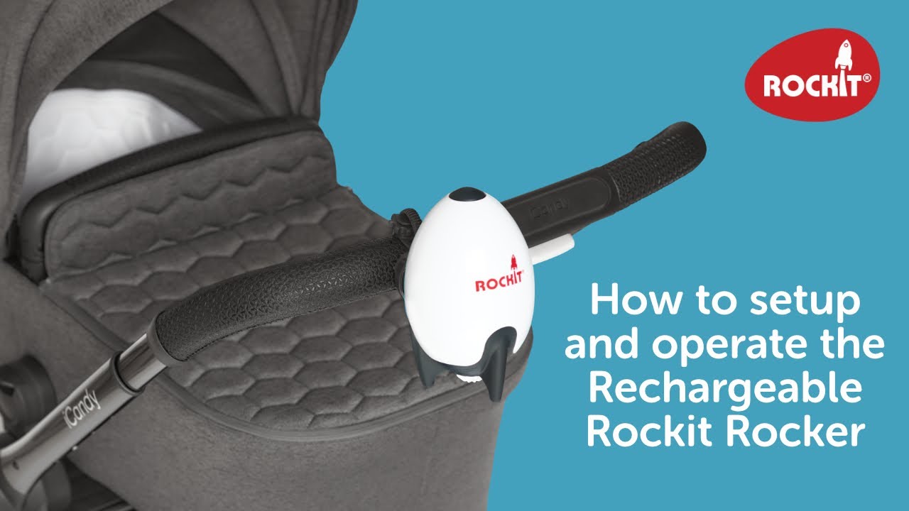 How to set up and use the Rockit Rechargeable Baby Rocker for prams and  strollers. (Intstructions) 