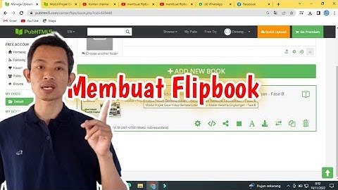 membuat flipbook interaktif #EBOOK