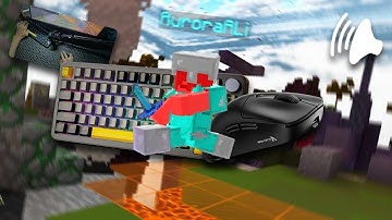 [300+FPS] Keyboard and Mouse Sounds and a Handcam┃Hive Skywars