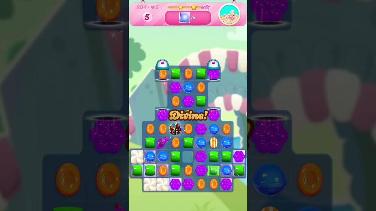 candyページ Candy Crush Saga Level 204 No Bossters Gameplay - YouTube