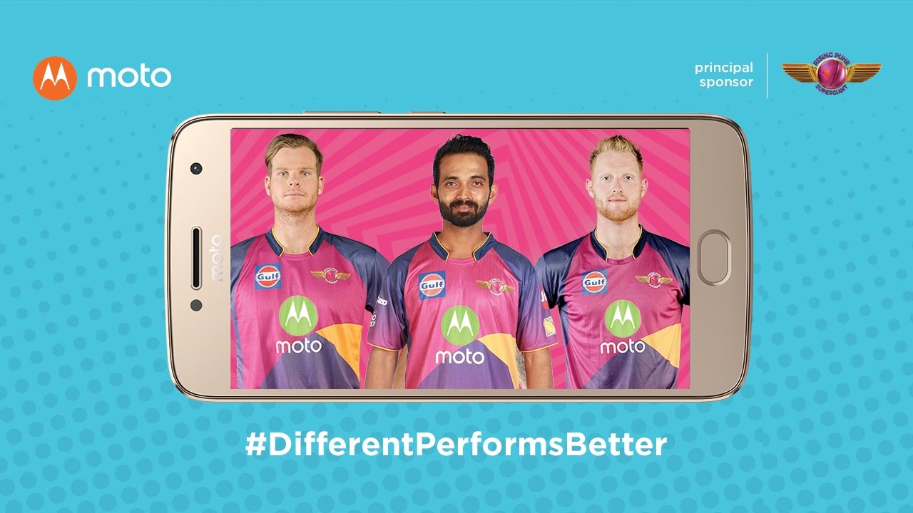 different performs better with moto & the Rising Pune Supergiant team