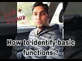 Tutorial 1:- How To Identify Basic Functions Of A Car Before Driving & Pre-driving check List
