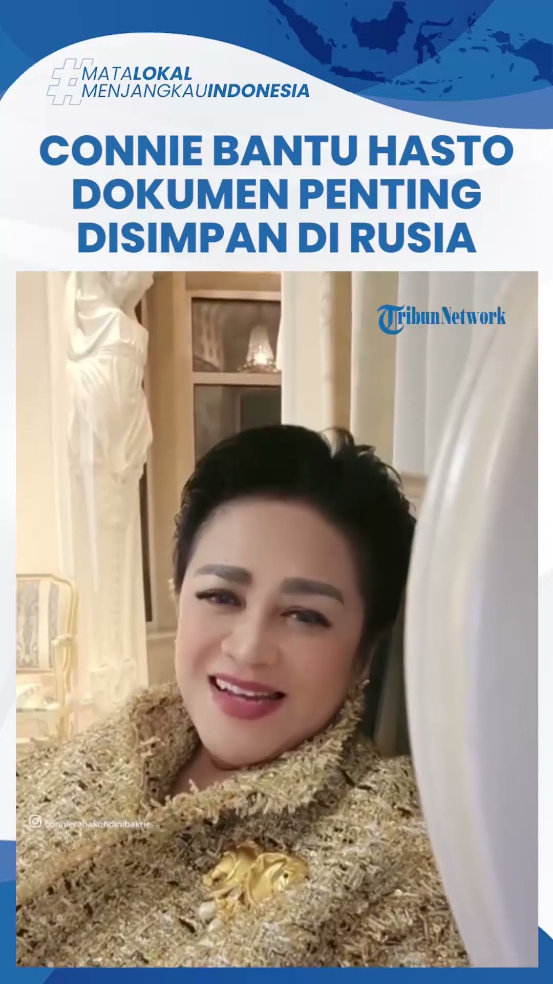 Connie 'Turun Gunung' seusai Hasto Jadi Tersangka, Singgung Dokumen Penting Disimpan di Rusia
