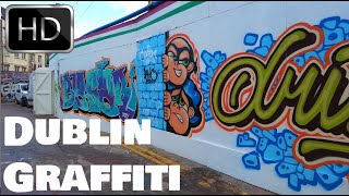 Dublin, Graffiti Row, HD, Walking Tour, Dji Pocket 2