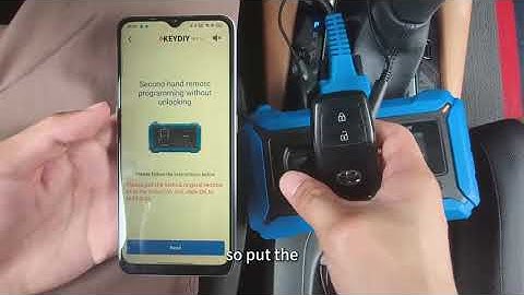 Use KD-X4 make TOYOTA 2561 second-hand remote programming without unlock