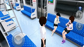 😈New Mercedes Benz Vs Train Travelling In Metro City Driving Games|| 3D Driving Class Games|| Videos screenshot 3