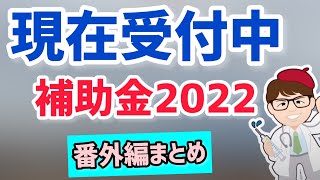 補助金支援制度番外編まとめ！毎年何千も出ている個人事業主や中小企業向け農林水産省、国土交通省、経済産業省、環境省分支援策を紹介！現在募集中締切間近補助金・助成金給付金支援金【マキノヤ先生】第1103回