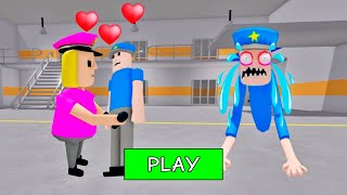 SECRET UPDATE | POLICE GIRL FALL IN LOVE WITH BABY POLICE COP? SCARY OBBY ROBLOX #roblox #obby