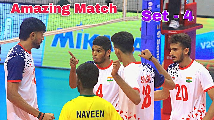 Amazing Match 🇮🇳 India Vs Japan 🇯🇵 Set - 4 | AVC U20 Asian Volleyball Championship - 2024
